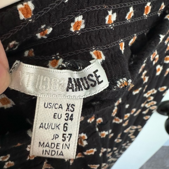 Amuse Society sunset stroll smocked pant size XS - Picture 2 of 5